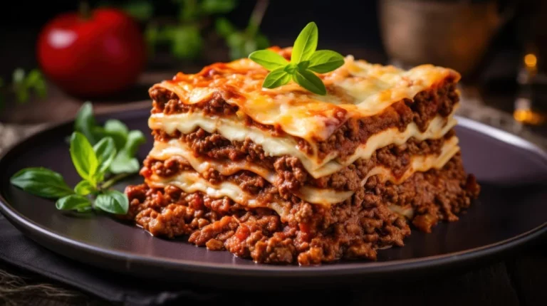Lasanha de Carne Moída